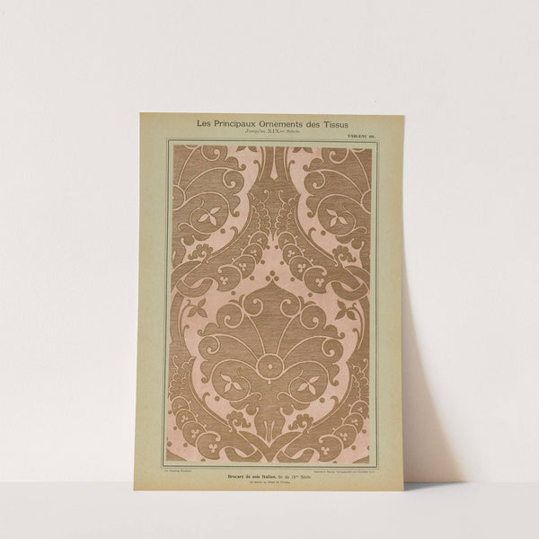 Les principaux ornaments des tissus jusqu'au XIXme siècle Pl.54 by Friedrich Fischbach