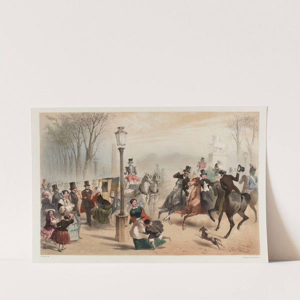 Les Promenades de Paris.Les Champs Elysées by Charles Vernier