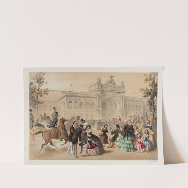 Les Promenades de Paris.Les Champs Elysées, le Palais de l’Industrie by Charles Vernier