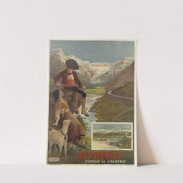 Les Pyrénées – cirque de Gavarnie (1890) by Frederic Hugo d’ Alési