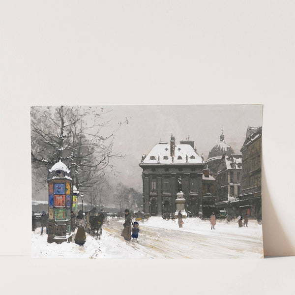 Les Quais De La Seine (L’hiver) by Eugène Galien-Laloue