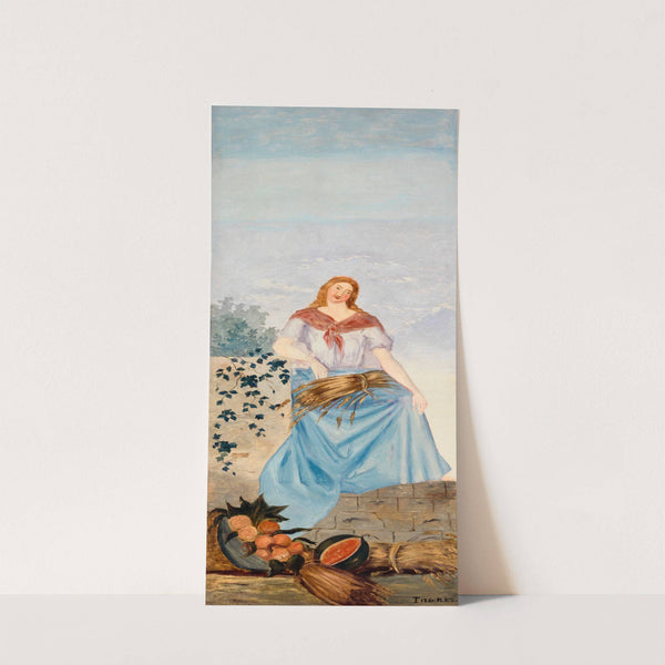 Les quatre saisons – L’été (1860) by Paul Cézanne