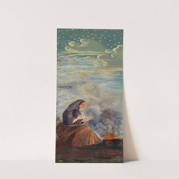 Les quatre saisons – L’hiver (1860) by Paul Cézanne