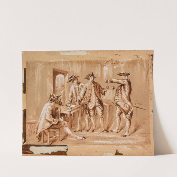 Les Raccoleurs by Ernest Meissonier