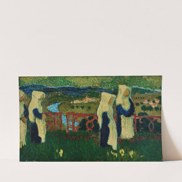 Les religieuses sur la terrasse de Saint-Germain (1890) by Maurice Denis
