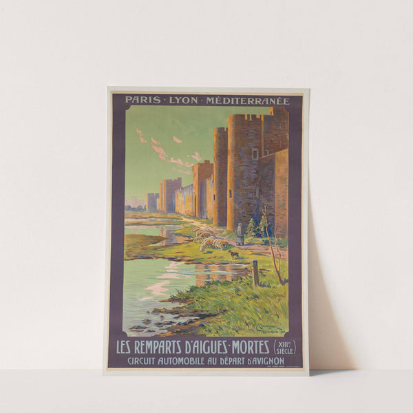 Les Remparts d’Aigues-Mortes (1923) by Ernest Couronneau