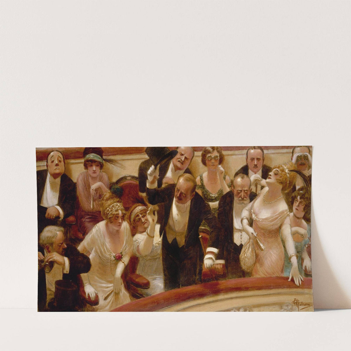 Les Retardataires (1914) by Albert Guillaume
