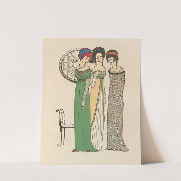 Les robes de Paul Poiret Pl.05 (1908) by Paul Iribe