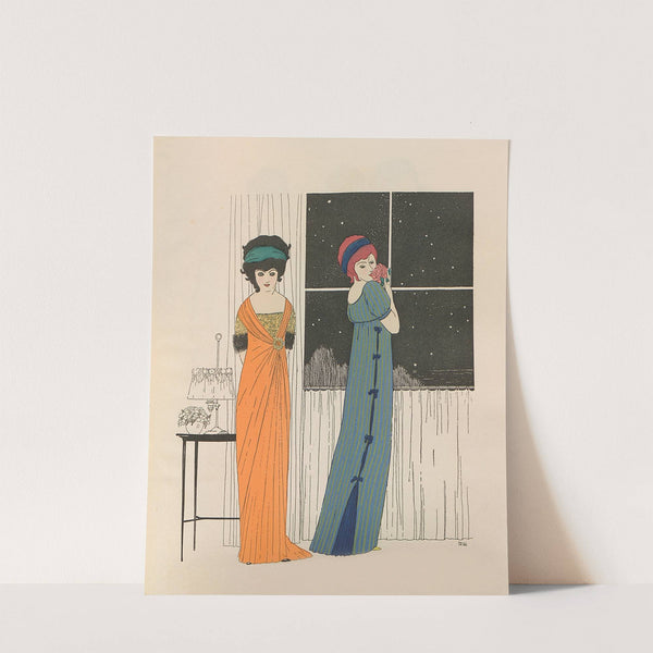 Les robes de Paul Poiret Pl.08 (1908) by Paul Iribe