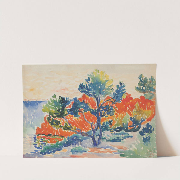 Les Roches rouges à Agay by Henri-Edmond Cross