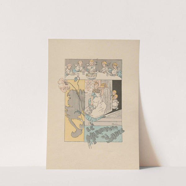 Les Rondes du Valet de Carreau Pl.6 (1910) by George Auriol