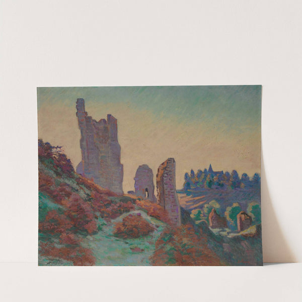 Les Ruines Du Château De Crozant (1898) by Armand Guillaumin