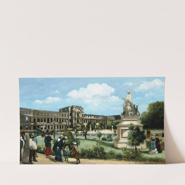 Les ruines du palais des Tuileries, après l’incendie de 1871 (1880) by Pierre-François Marangé