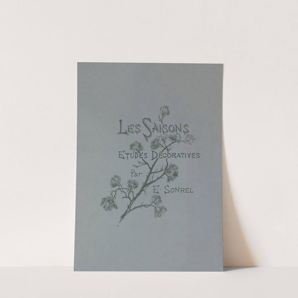 Les Saisons- Cover (1901) by Elisabeth Sonrel
