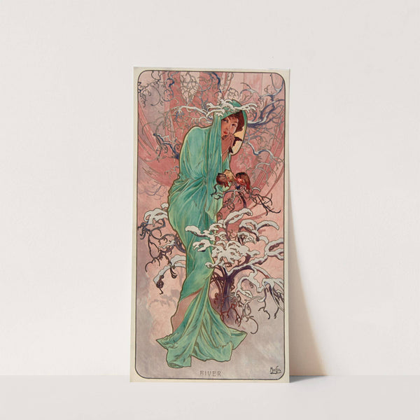 Les Saisons – hiver (1896) by Alphonse Mucha