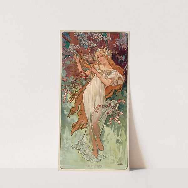 Les Saisons – printemps (1896) by Alphonse Mucha