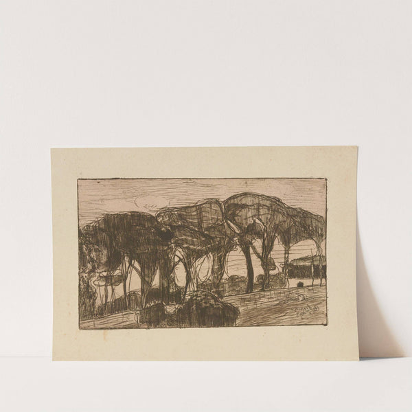 Les sapins (1893) by Armand Seguin