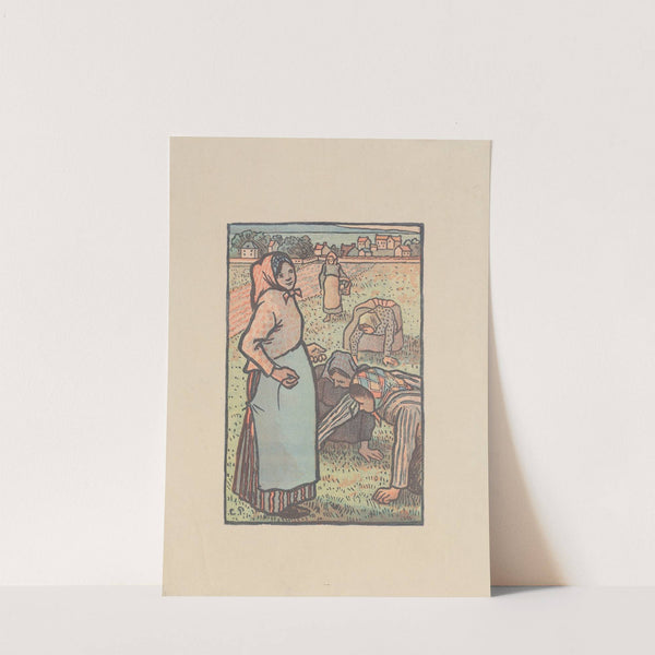 Les sarcleuses (1890) by Camille Pissarro