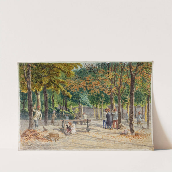 Les Sidis, place des Ecoles, place du Marché et square de la mairie du 14ème arrondissement by Félix Brard