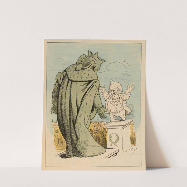 Les statues de Nancy (1879) by André Gill