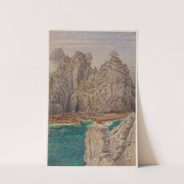 Les tas de pois. Camaret (1911) by Henri Rivière