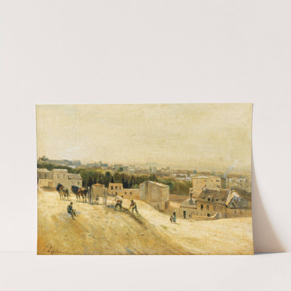 Les Terrassiers, Ancien Abreuvoir De Montmartre. by Stanislas Lépine