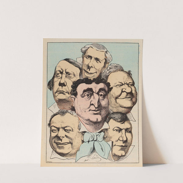 Les théâtres de Paris – Les Variétés (1875) by André Gill