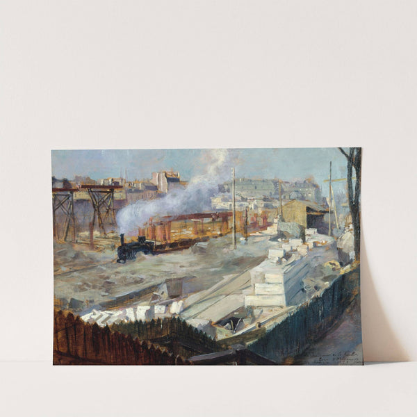 Les travaux de la nouvelle gare d'Orléans by Victor Marec