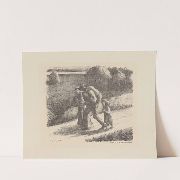 Les trimardeurs (1898) by Camille Pissarro