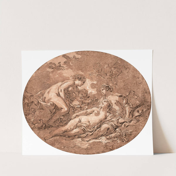 Les trois Grâces et l’Amour by François Boucher