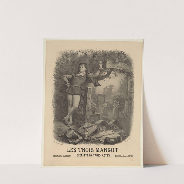 Les trois Margot (1877) by Prudent-Louis Leray
