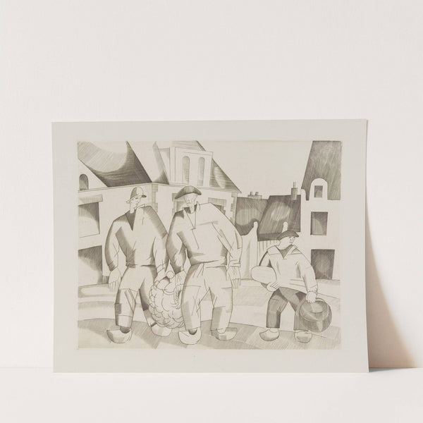 Les trois marins (1921-1922) by Jean-Émile Laboureur