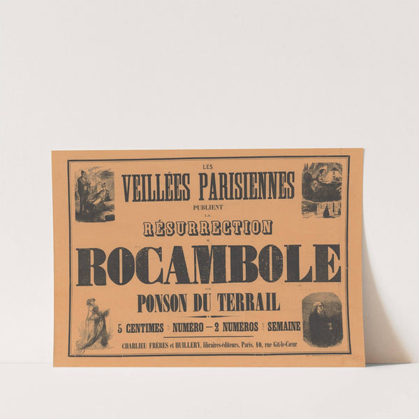 Les Veillées parisiennes publient la Résurrection de Rocambole (1866) by J. Gerlier