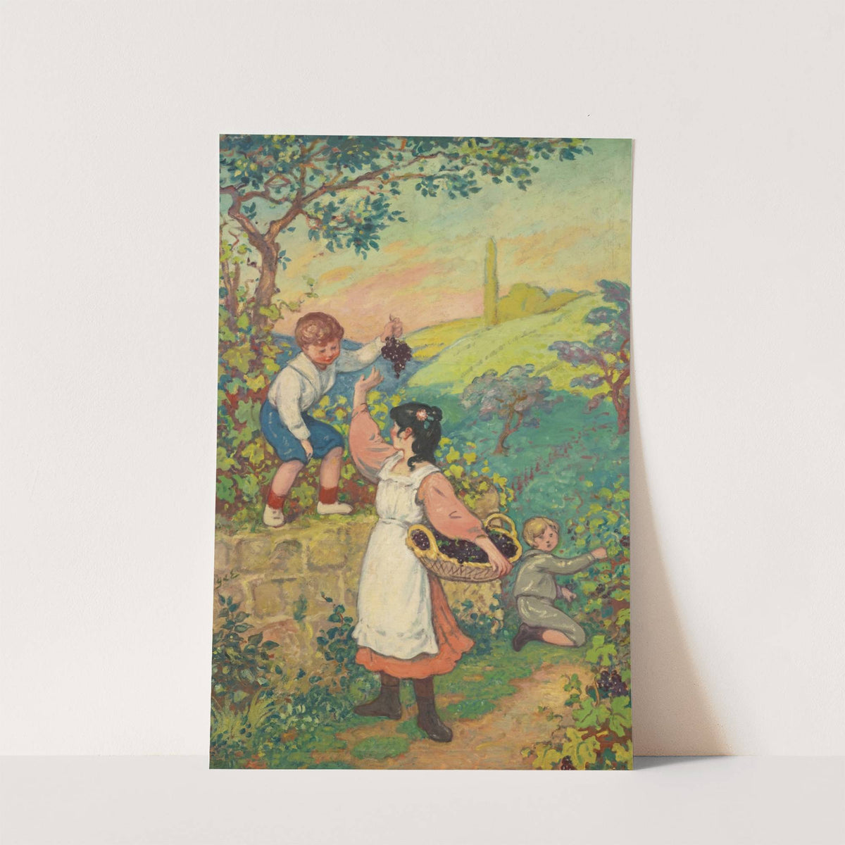 Les vendanges by Georges d'''Espagnat