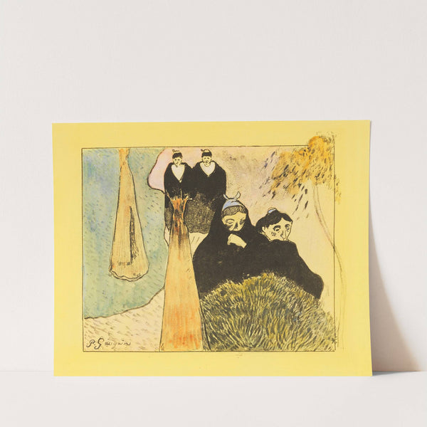 Les vieilles filles à Arles. (1889) by Paul Gauguin