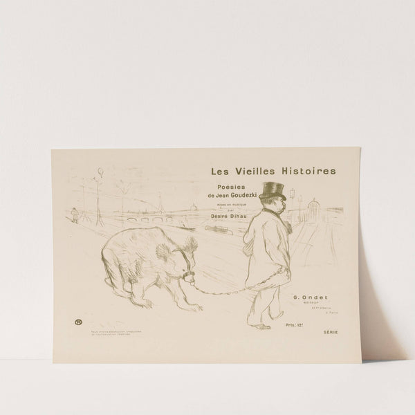 Les Vieilles histoires; Couverture – Frontispiece (1893) by Henri de Toulouse-Lautrec