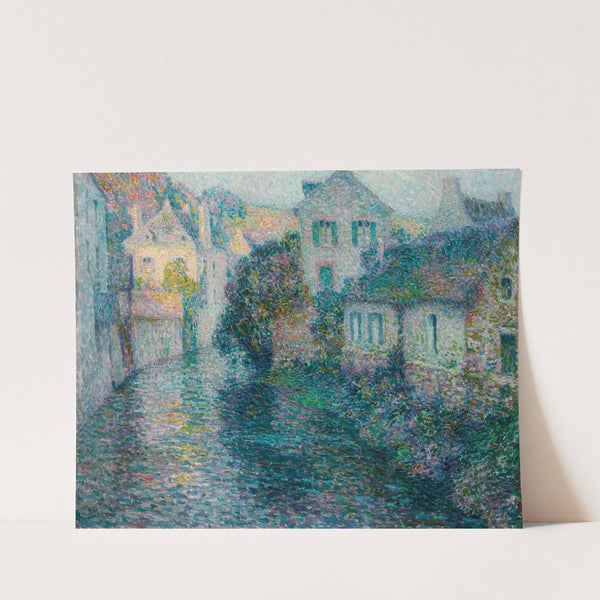 Les Vieilles Maisons, Quimperlé by Henri Le Sidaner
