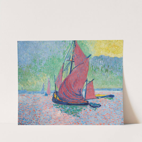 Les voiles rouges (1906) by André Derain