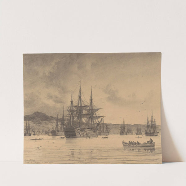 L’Escadre Anglaise (1853) by Anton Melbye