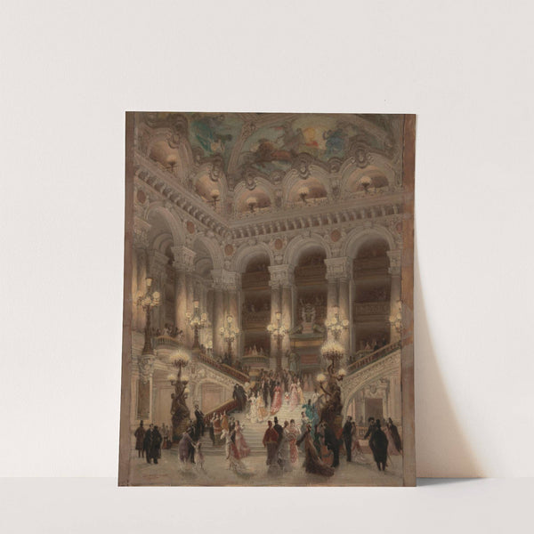 L'escalier de l'Opéra by Louis Béroud