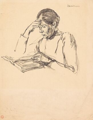 Lesende (Martha Liebermann) (1888)