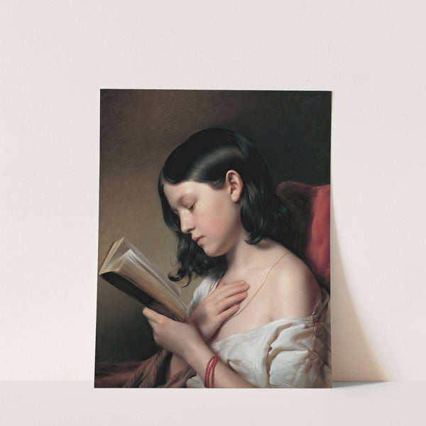 Lesendes Mädchen by Franz Eybl