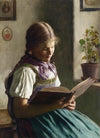 Lesendes Mädchen
