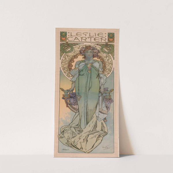 Leslie Carter (1908) by Alphonse Mucha