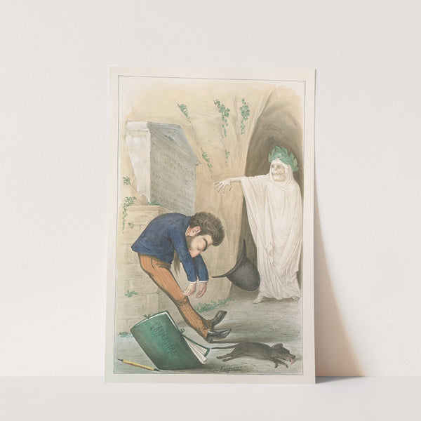 L’esposizione marittima visitata da Dante e Virgilio Pl.04 (1871) by Antonio Manganaro