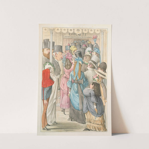 L’esposizione marittima visitata da Dante e Virgilio Pl.16 (1871) by Antonio Manganaro