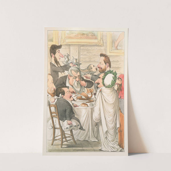 L’esposizione marittima visitata da Dante e Virgilio Pl.17 (1871) by Antonio Manganaro