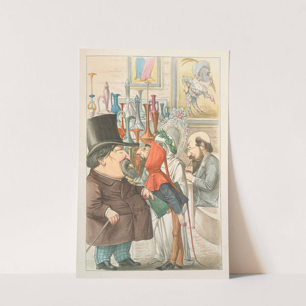 L’esposizione marittima visitata da Dante e Virgilio Pl.20 (1871) by Antonio Manganaro