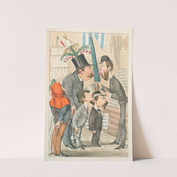 L’esposizione marittima visitata da Dante e Virgilio Pl.22 (1871) by Antonio Manganaro