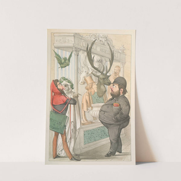 L’esposizione marittima visitata da Dante e Virgilio Pl.27 (1871) by Antonio Manganaro